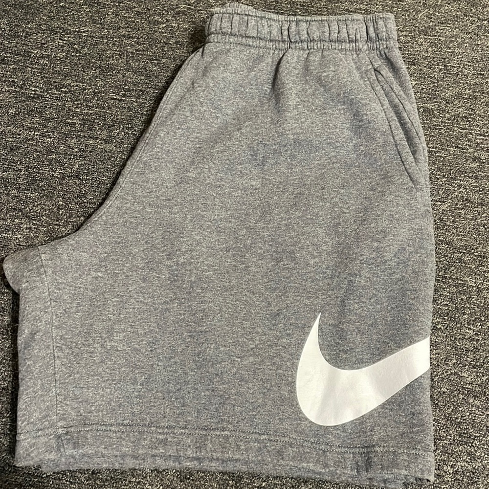 Nike sweat shorts.
